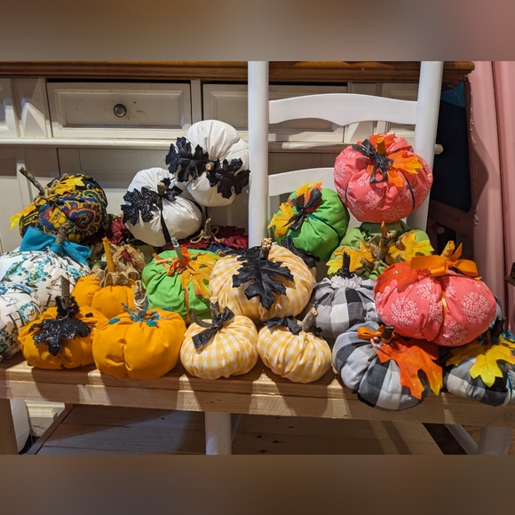 Handmade Floral Fall Pumpkins - Picture 6 of 6